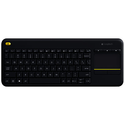 Logitech Wireless Touch K400 Plus Keyboard Dark Grey Logitech Wireless Touch K400 Plus Keyboard Dark Grey